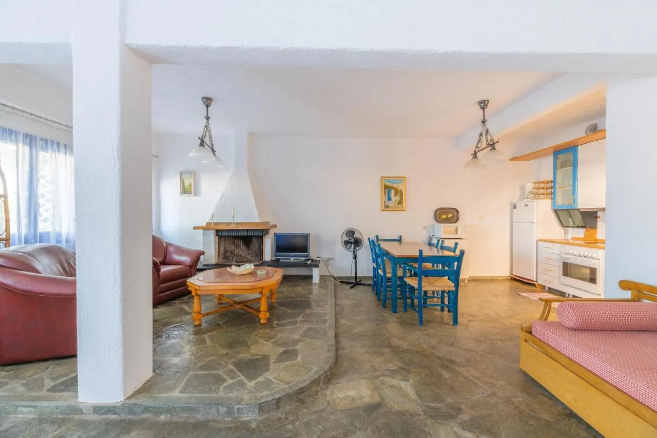 Golden Sunset Beach House Skála Foúrkas 別荘